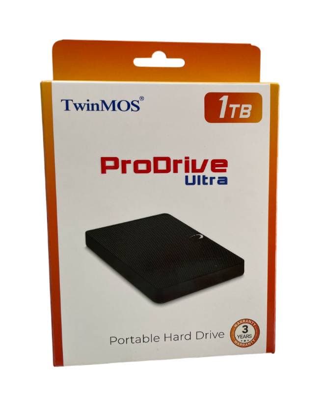 TWINMOS Disque Dur Ext 2.5 1TB 3.0 ProDrive Black