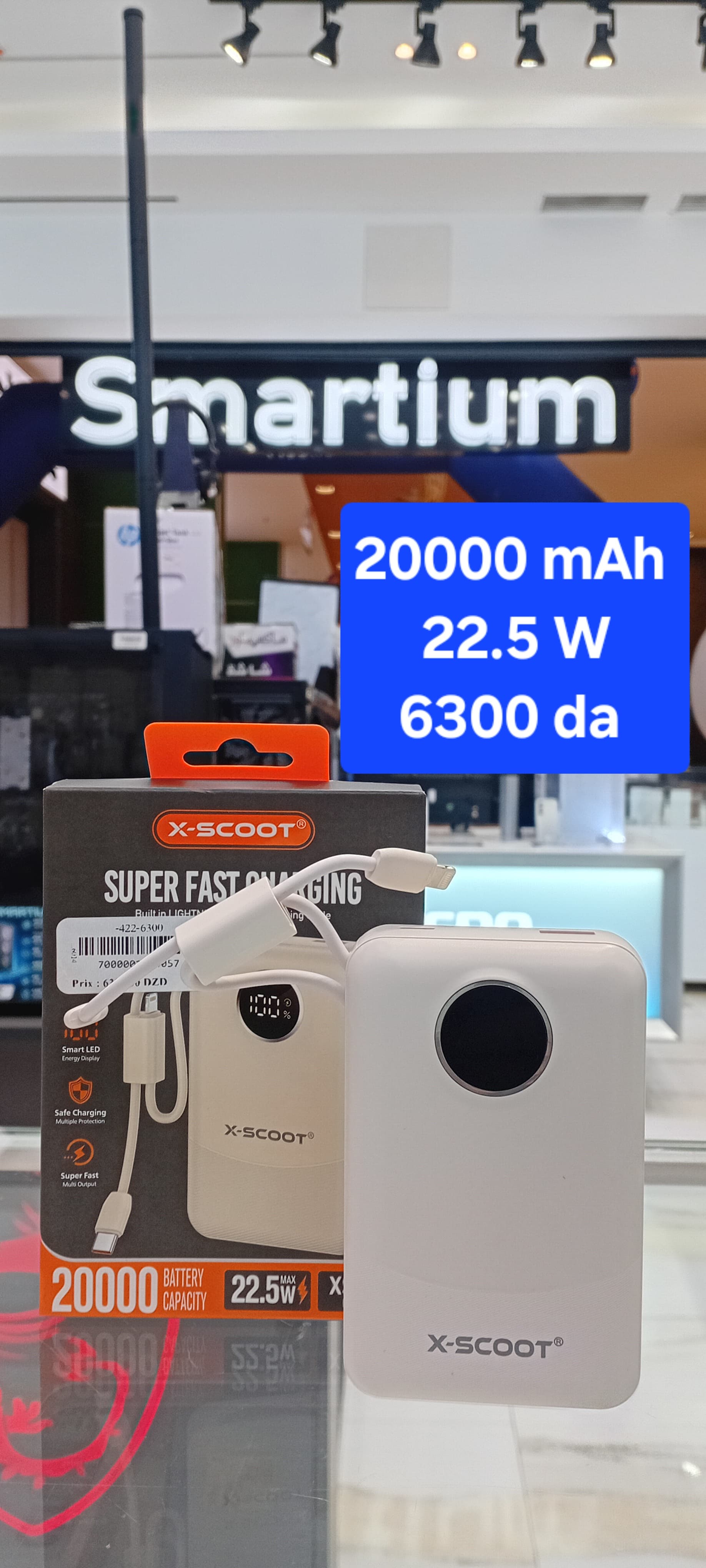 Xscoot Power Bank 20000mAh 22.5W XS-422
