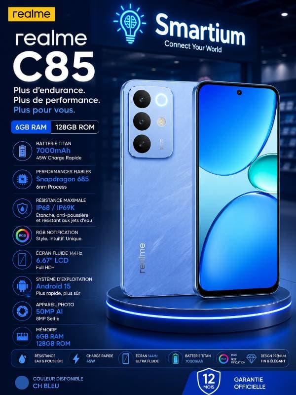 RealMe C85 6-128Gb Ch Bleu