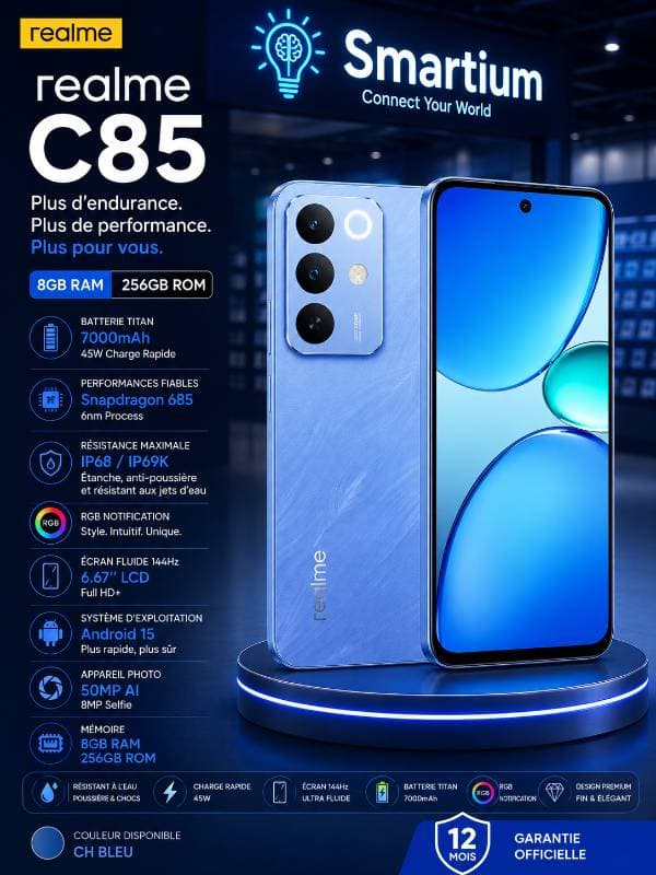 RealMe C85 8-256Gb Ch Bleu