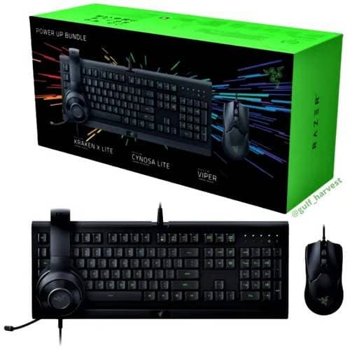 Razer Combo Gaming Viper/Cynosa/Kraken x