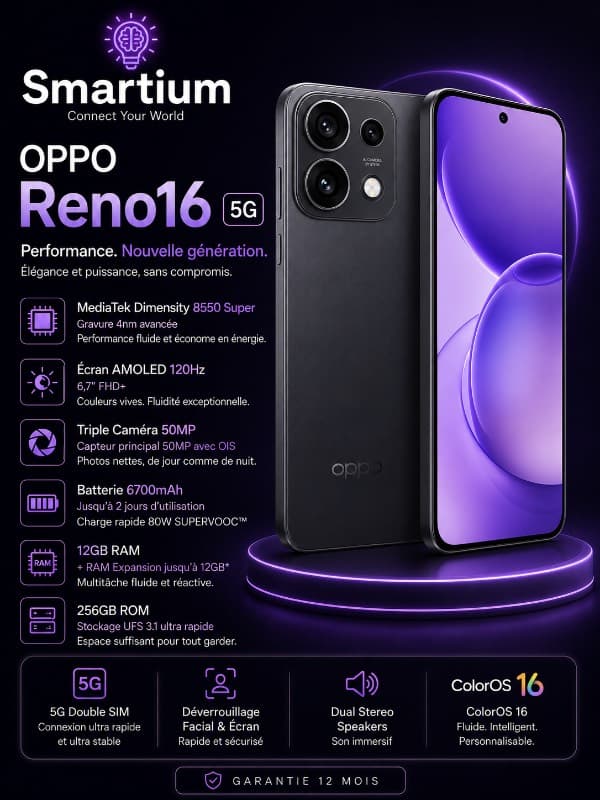 Oppo Reno 16 12-256Gb